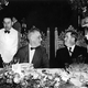 U.S. President Franklin D. Roosevelt and Mexican President Manuel Avila Camacho during a state visit by Roosevelt to Monterrey, Mexico, April 20, 1943. (Source: National Archives via The Conversation)
